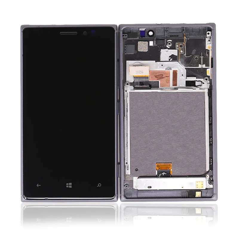 

for Nokia Lumia 925 Display LCD Touch Screen Assembly +Frame Black for Nokia 925 LCD for Phone Spare Parts Free shipping