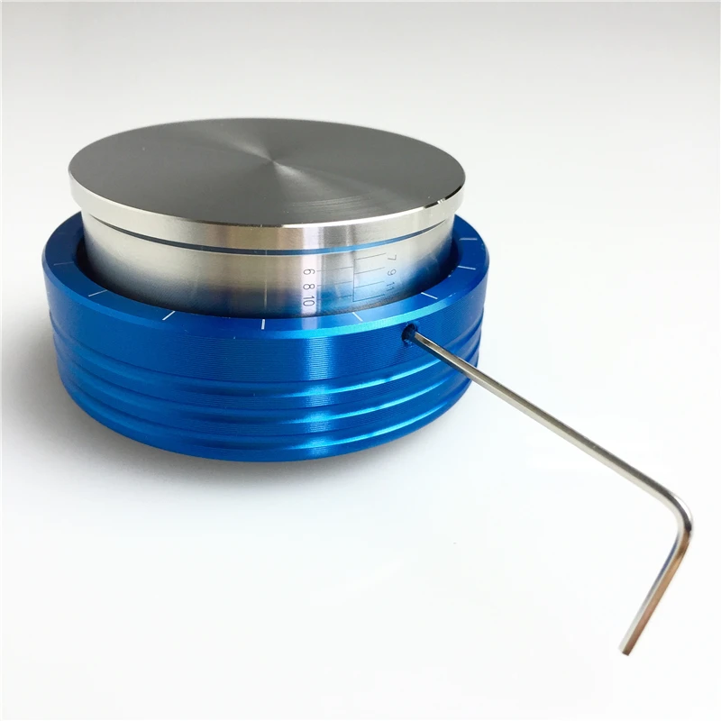 Goede Nieuwe Verstelbare Sabotage Hoge Kwaliteit Espresso Smart Sabotage Barista Diy Rvs Koffie Tamper 58 Mm Koffie Gereedschap