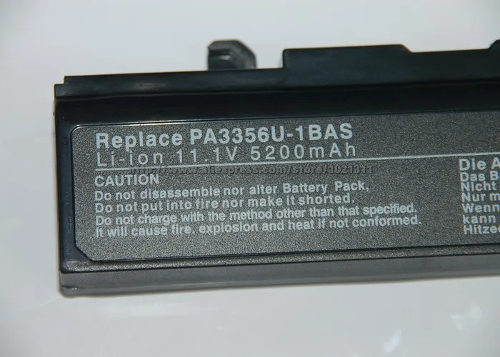 6 ячеек 10,8 В ноутбука Батарея для Toshiba PABAS162 PABAS105 PA3588U PA3588U-1BAS PA3588U-1BRS PABAS048 PABAS049 PABAS054