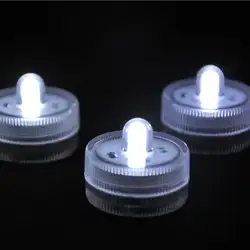 36 шт/лот многоцветные водонепроницаемые маленькие на батарейках микро мини светодиодные подводные огни для Свадебные украшения