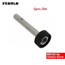 FEORLO 5pcs lot WSD81 soldering station stainless steel sleeve WSP80 Solder Iron Handle Weller