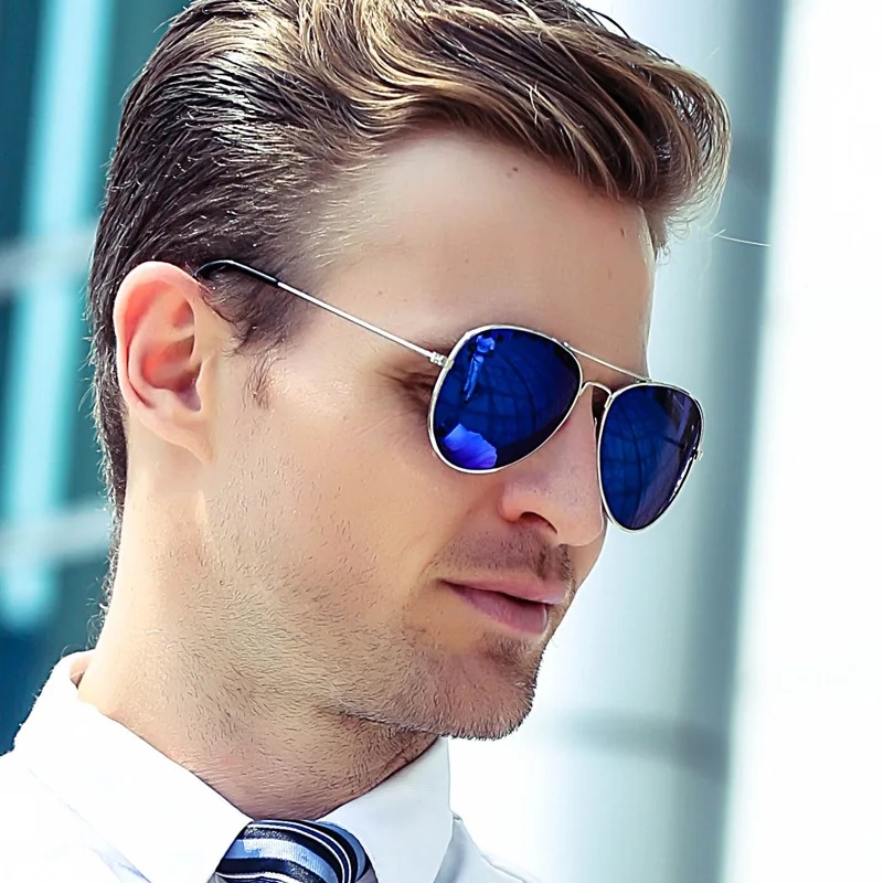 Sunglasses Men's Vintage Sunglasses Ms. Frame Glare Pilot Aviation Sunglasses 19 Color Driving Eye Glasses 2019 Hot Sale