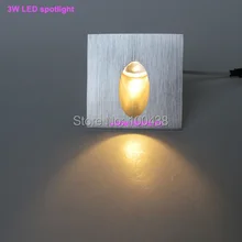 Квадратной формы, 3 W светодиодный прожектор, LED-лампа для дорожек, светодиодный коридорный светильник, DS-02-57-3W, 1*3 Вт, 110V-220VAC, для использования в помещениях