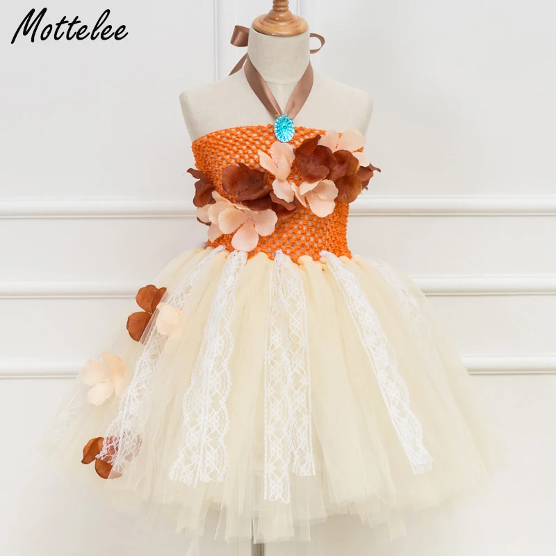 

Mottelee Girls Flower Dress Summer Baby Tutu Moana Dresses Princess Tulle Frocks 2018 Kids Party Fancy Clothing for 2-10 Years