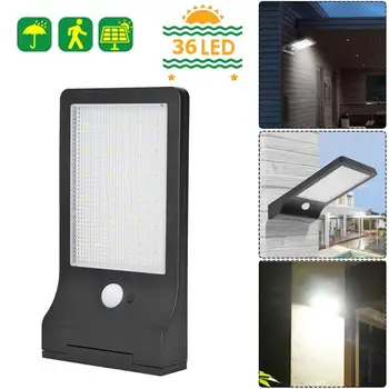 

36LED Solar Light Waterdicht Motion Sensor Wandlamp Outdoor Waterproof Tuin Parken Security Emergency Straat Solar Tuin Licht