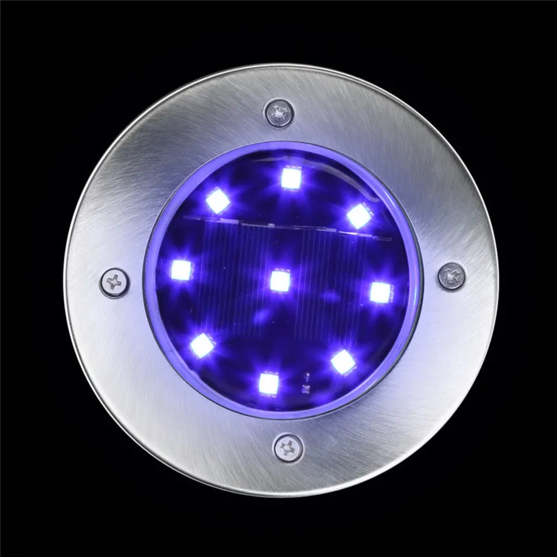 Underground Solar LED Outdoor Power Buried Light Under Ground Lamp Outdoor Path Way Garden Lawn Yard Outdoor Lighting 35NE3008
