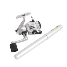 На ГРЕБНЕ волны Высокого Качества 1.4 М Нержавеющей Удочка Портативный Мини Углерода Удочку Телескопическая Удочка Быстрый Транспорт