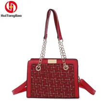 Fashion Women Crossbody Chains Flap Knitting Party Shopping Bag Single Shoulder National Lady Messenger Bags Luxury Designer tweed chains bag small messenger flap bag women knitting party handbag luxury brand fashion lady black bag crossbody bags