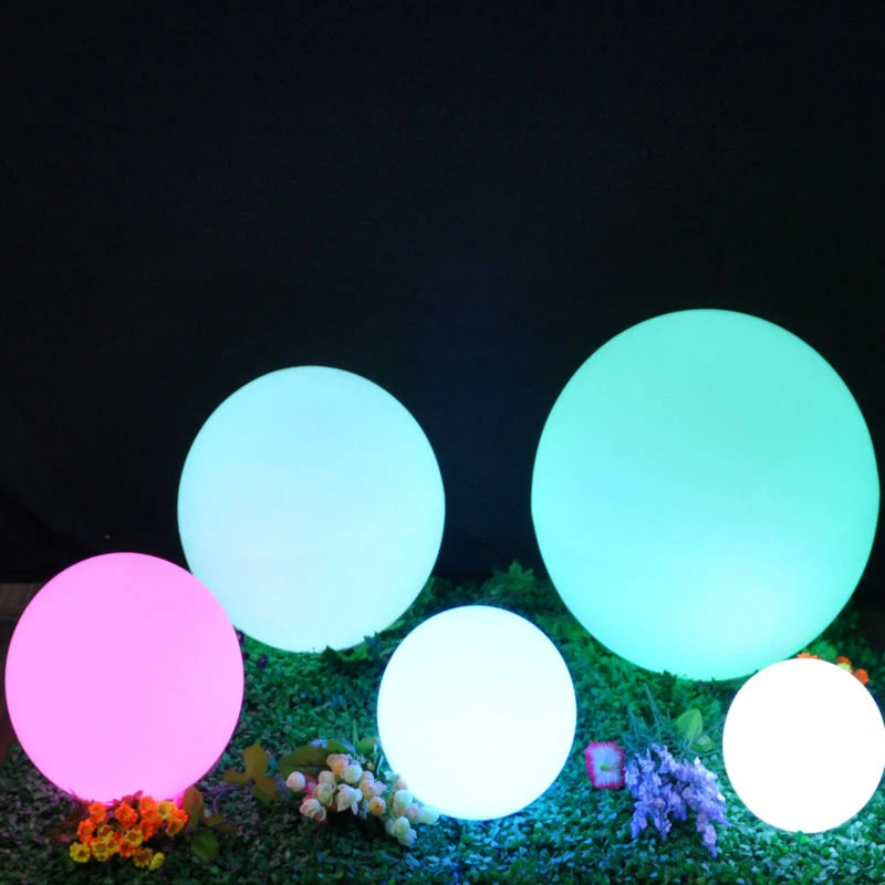 

D40cm LED Ball Light Remote Control 16-Color IP68 Waterproof LED Globe Lamp For Courtyard Garden Outdoor Event Party GL504-40B