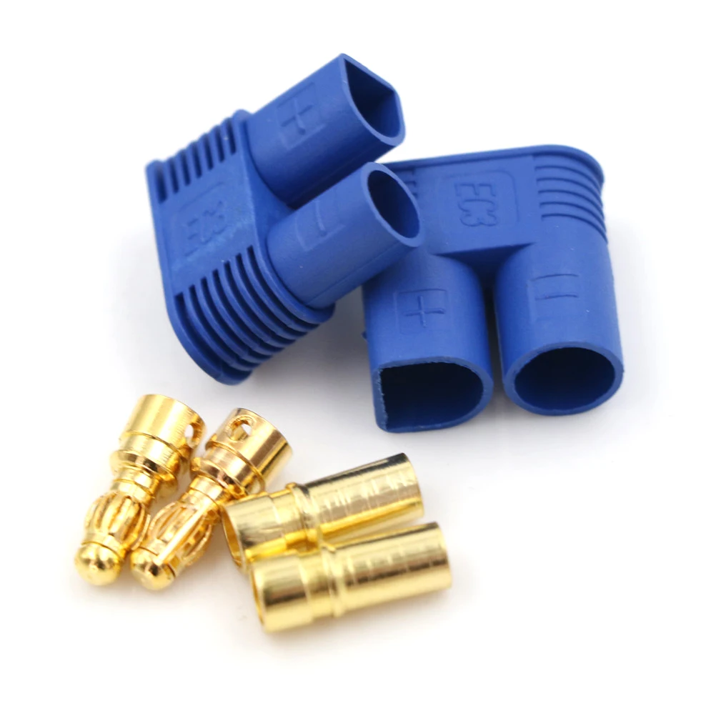 

1Set EC3 Banana Plug Male Female Bullet Connector RC ESC Battery Motor Capable Of 60 Continuous Amps.