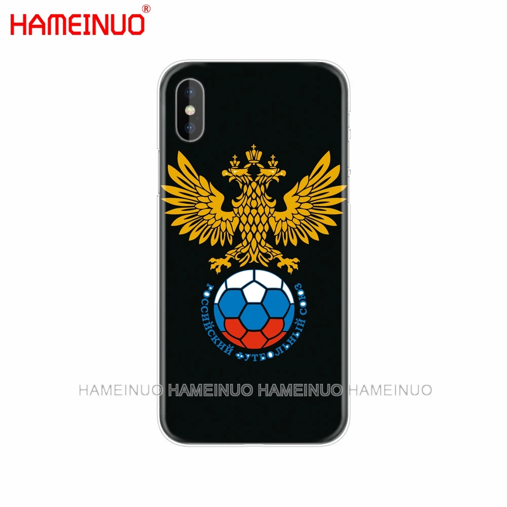 HAMEINUO флаг России медведь Орел Чехол для мобильного телефона для iphone 6 4 4s 5 5s SE 5c 6 6s 7 8 plus чехол для iphone 10 X