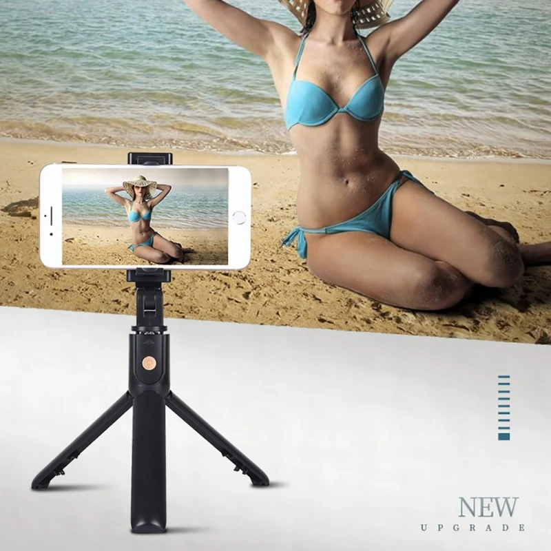 

Selfie Stick For Bluetooth Handheld Retractable Rotatable Phone Holder Monopod Tripod With High Definition Mirror