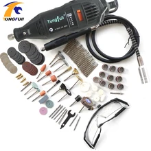 Tungfull dremel style engraver tool jewellery milling drilling machine rotary tool cutting machine with flex shaft mini drill