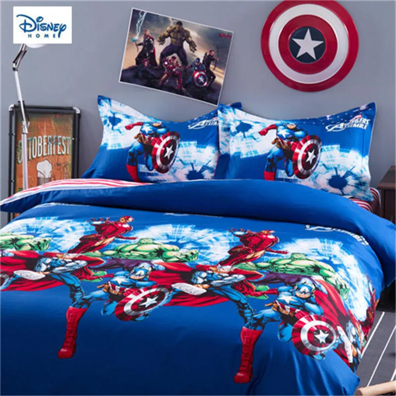 ديزني أعجوبة المعزي طقم سرير الملكة حجم 3d بياضات سرير 100% القطن الاطفال ديكور غرفة نوم التوأم كامل واحد حجم طقم سرير 3/4 قطعة