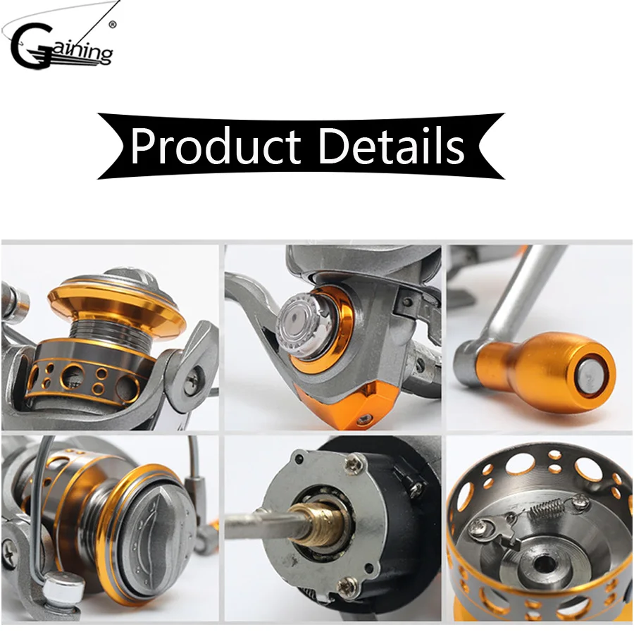 4 Mini Spinning Fishing Reels
