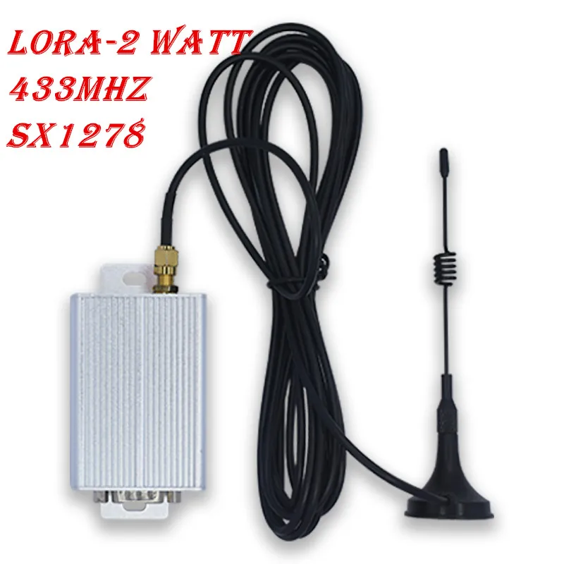 

lora long range 2 watt 433mhz sx1278 transmitter and receiver 433mhz 450mhz lora transceiver rs232 rs485 lora radio modem