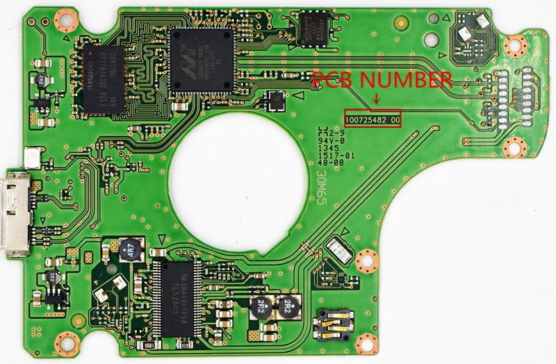 

Hard driver PCB Board Jia Yuan Sheng / 100725482 M8U_REV07 R00 / ST1000LM025, ST500LM012, ST1000LM024