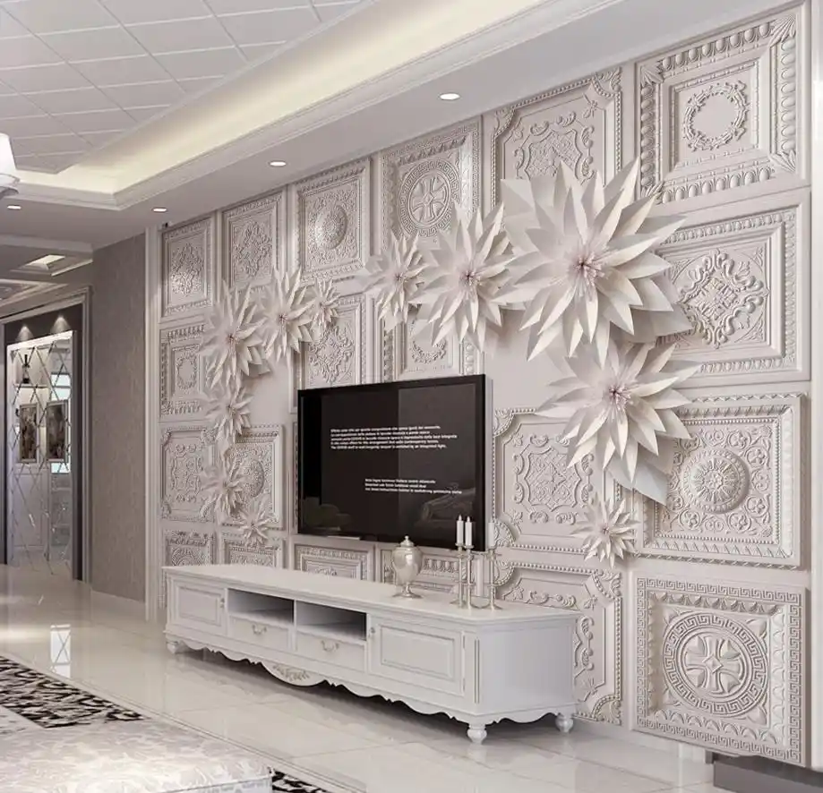 Fondo Pared 3d Papel Tapiz Paredes Para Sala De Estar Dormitorio