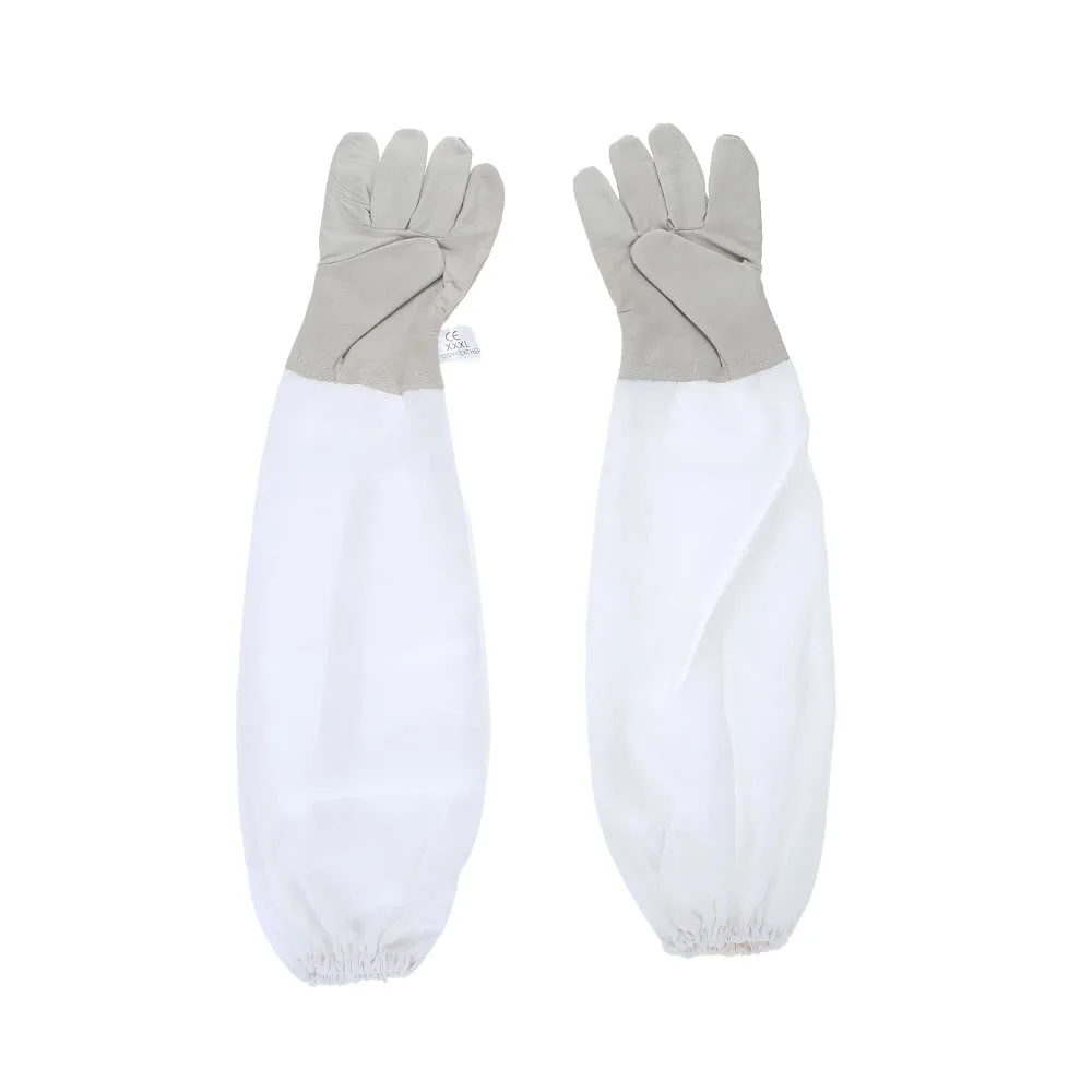 

Beekeeping Tools Really Sheepskin Gloves breathable material Bee Tools Universal Model Canvas gloves We sell cut honey knife