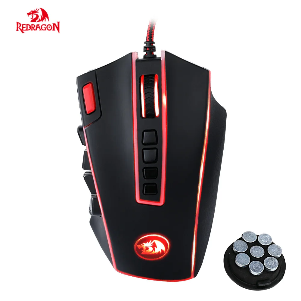 

Redragon M990 LEGEND Big Gaming Mouse with Side Buttons High-Precision Programmable Gamer Mouse 24000 DPI Mice for PC Pro MMO