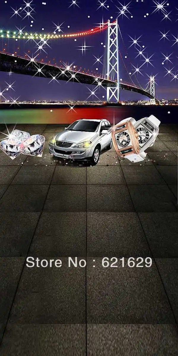 

Luxury goods exhibition 10'x20' CP Computer-painted Scenic Photography Background Photo Studio Backdrop DGX-382