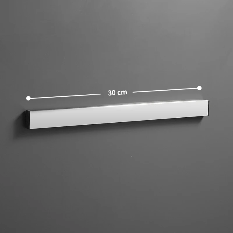 BVZ магнитный держатель для ножей из нержавеющей стали, настенный магнитный держатель для ножей, стойка для ножей - Цвет: Silver 30cm