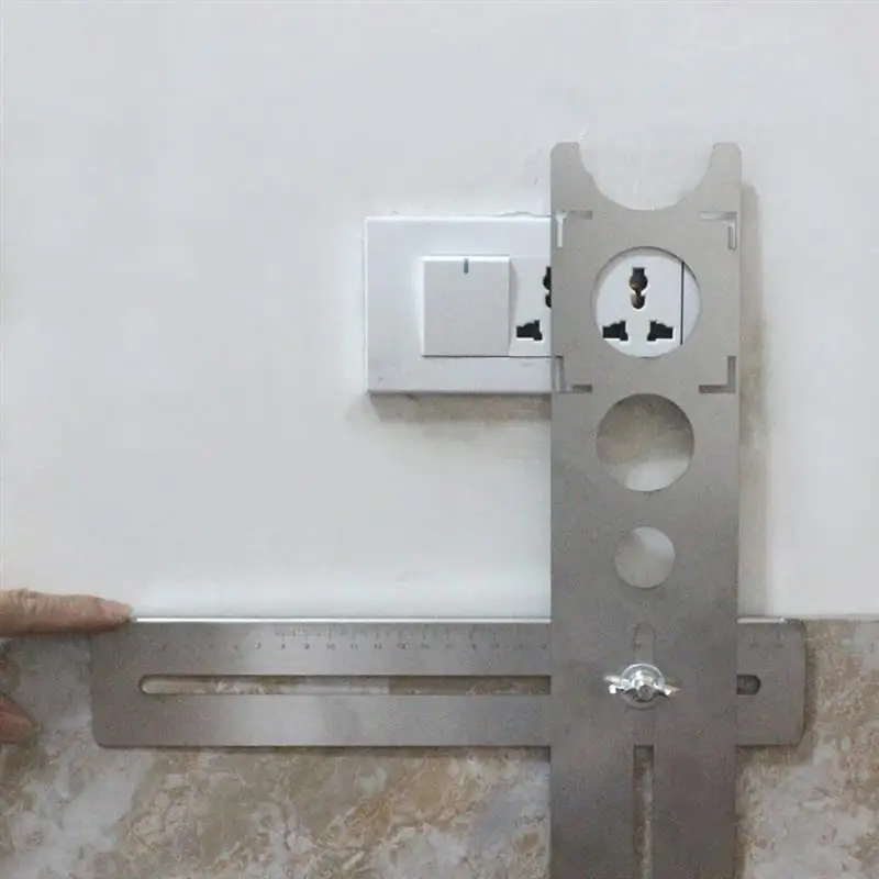 

1PC Multifunctional Tile Locator Puncher Adjustable Tapper Tile Fixing Decoration Accessory For Building Construction Tool