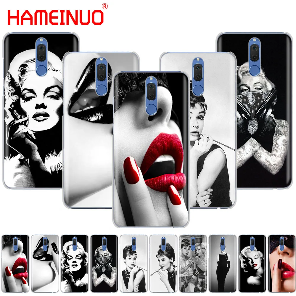 HAMEINUO чехол с татуировкой Одри Хепберн Мэрилин Монро для Huawei NOVA 2 2S 3e PLUS LITE P smart enjoy 7s