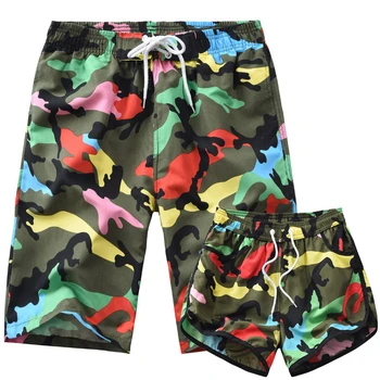 

Couples Swimsuits Running Sports Surffing fashion two suits Swimwear Hawaiian Shorts Trunks Beach Board Swimming love's Pants