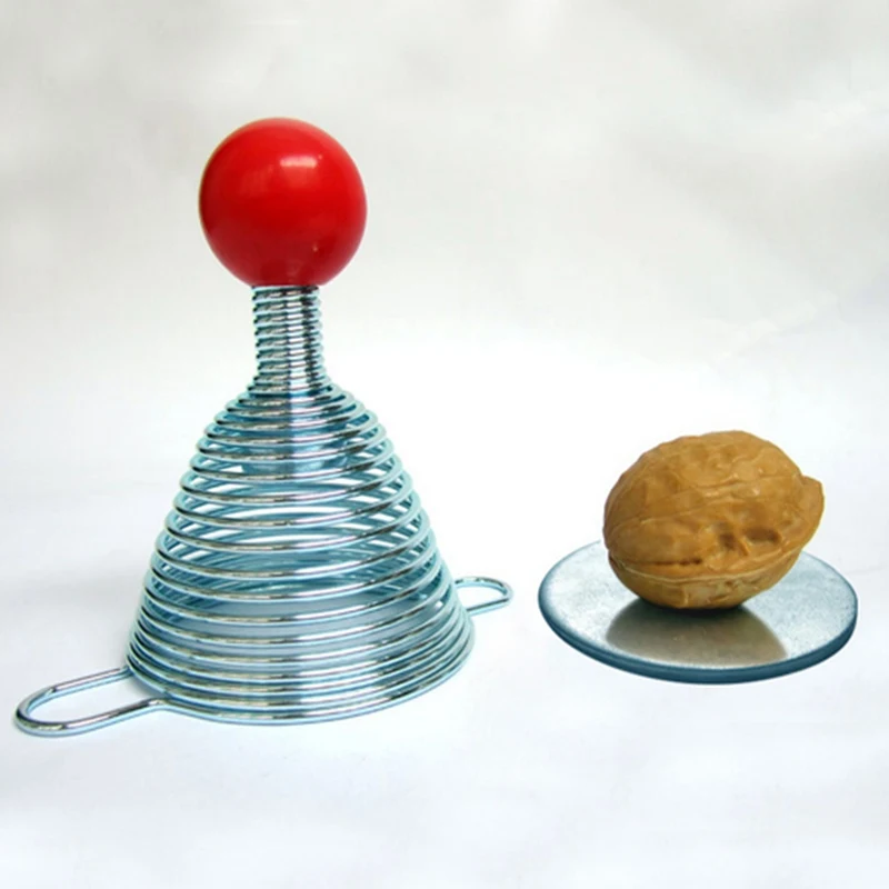 Practical Stainless Steel Walnut Nut Cracker Nutcracker Spring Sheller