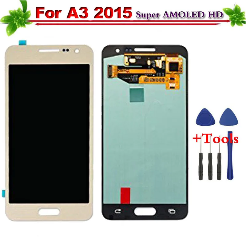 

4.5" Super AMOLED for Samsung Galaxy A3 2015 A300F A300H LCD display touch screen digitizer assembly replacement