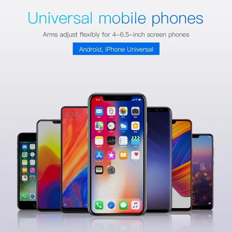 Беспроводное зарядное устройство Tongdaytech 10 Вт Qi для Iphone 8 Plus X XS 11 Pro Max быстрая