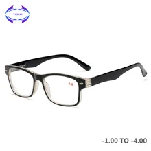 VCKA готовые близорукие очки для близорукости пластиковая оправа градусные линзы диоптрий очки-1-1,5-2-2,5-3-3,5-4,0