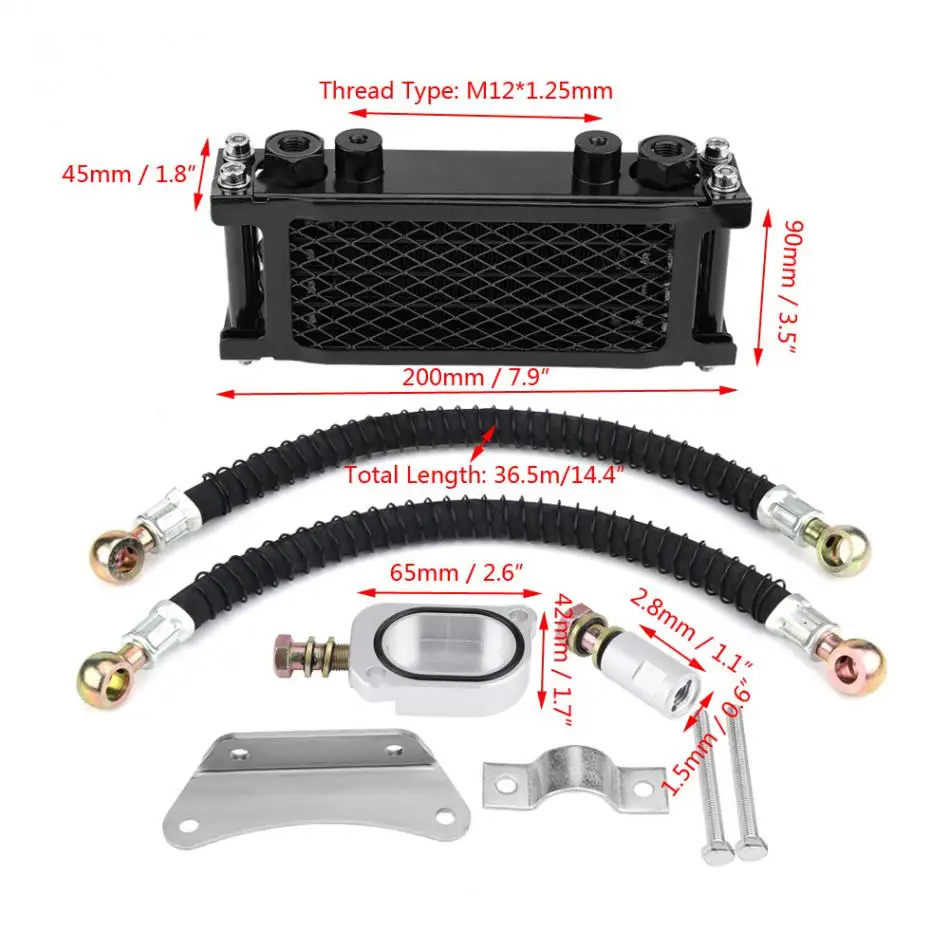 Мотоцикл масляный радиатор охлаждения двигателя комплект для Honda MSX125 YG125