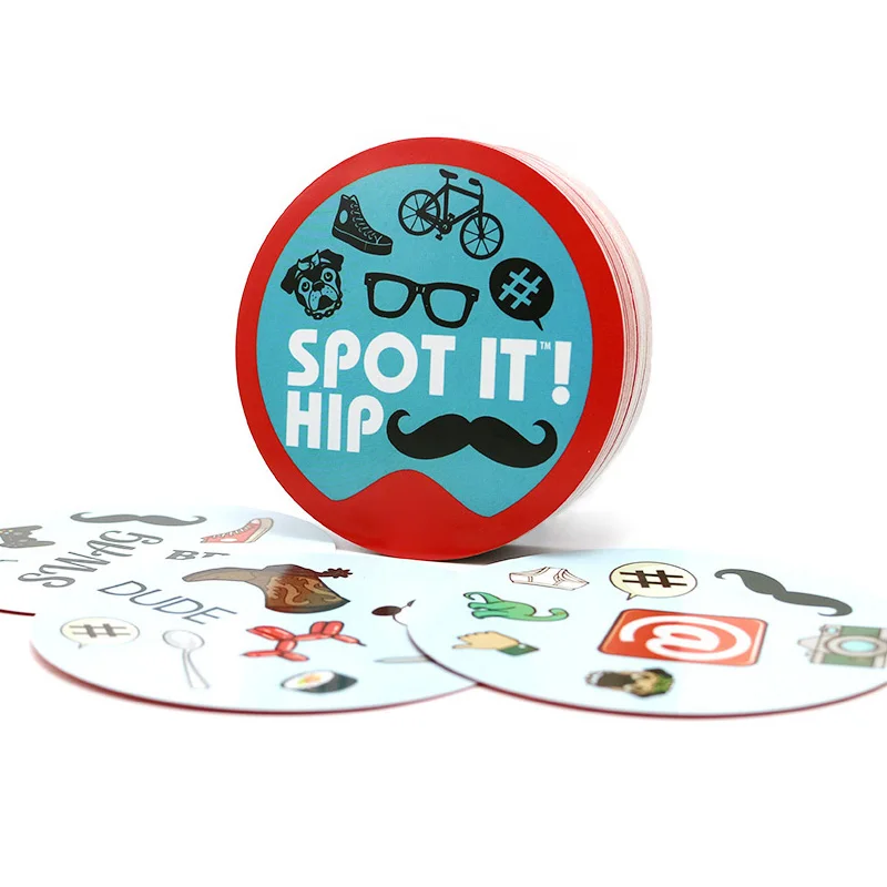 

2019 card games spot hip for adult home party Dobble it board game