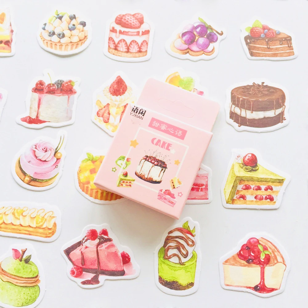 Autocollants Decoratifs Pour Gateaux Et Desserts Etiquette Decorative Diy Bricolage 1 Boite Aliexpress