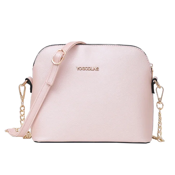 Бренд Yogodlns дизайнерские сумки женские сумки через плечо женская сумка на плечо сумка на цепочке - Цвет: Розовый