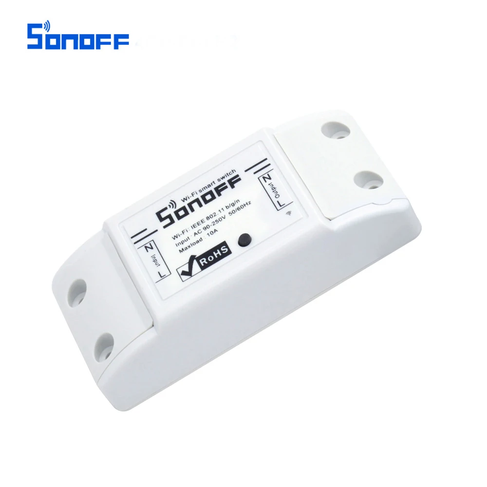 Sonoff одноцветное Беспроводной Wi Fi переключатель дистанционного Управление