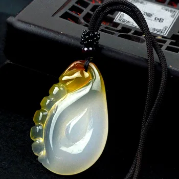 

Natural White Chalcedony Beads Charms Fine Gemstone Beaded Pendant Necklace 65cm For Woman Gifts With Certificate Drop Shipping