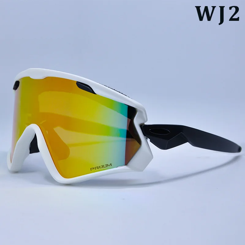 Брендовые лыжные очки, полное зеркало, UV400, анти-туман, большая Лыжная маска, очки для катания на лыжах, для мужчин и женщин, очки для сноуборда, 3 линзы - Цвет: WJ2