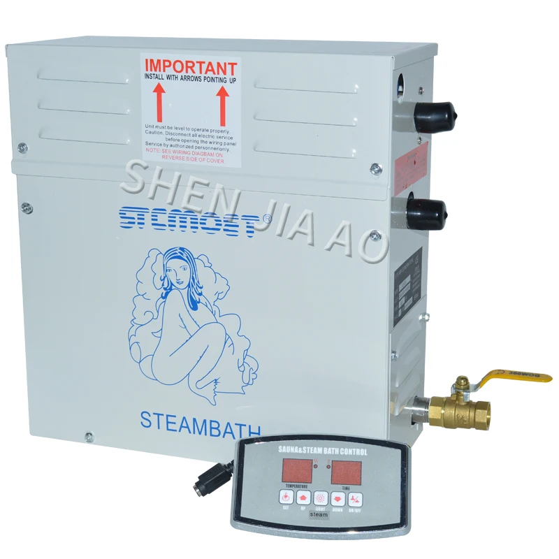 

4.5KW Household Steam Machine with Digital Control Panel 220-240V Steam Generator Sauna Dry stream Furnace Wet Steam Steamer