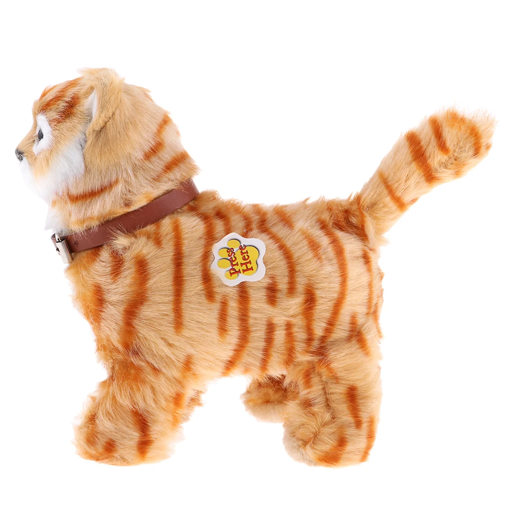Electronic Cat Toys Stuffed Toys Toys for Boys and Girls Gifts 22x21cm 