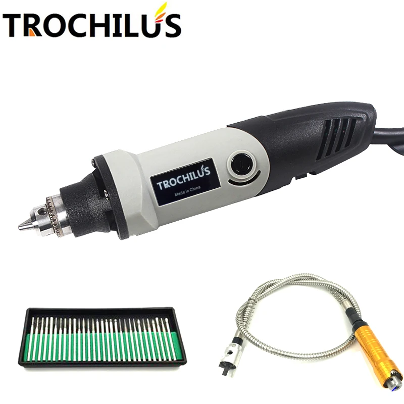 

Trochilus High Quality Power Tools 400W Mini Grinder dremel variable speed Electric Engraver DIY creative Tools Kits