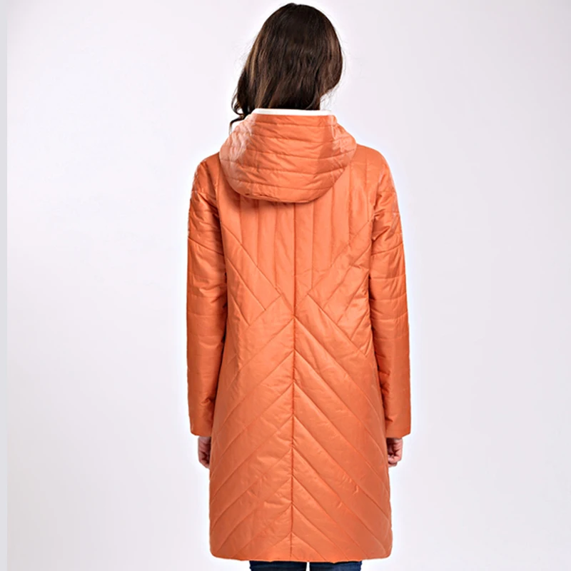 Высококачественное Женское пальто весна-осень, Женская ветрозащитная тонкая парка, длинная, плюс размер, с капюшоном, дизайн, женские куртки, верхняя одежда