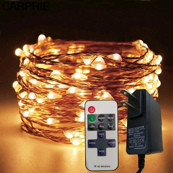 

CARPRIE 5M 50leds LED String Lights USB Powered Multi Color Changing Led String Waterproof Light With Remote Control Decorative