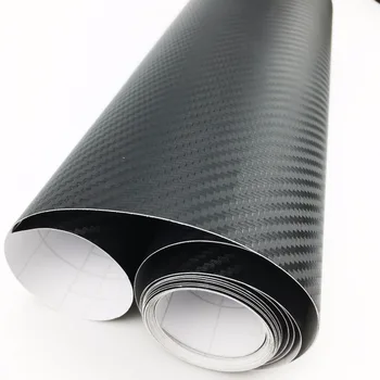 

LARATH 100cm x 30cm 3D Carbon Fiber Vinyl Film Car Stickers Waterproof DIY Car Styling Wrap For Auto Motorcycle Car Accessories