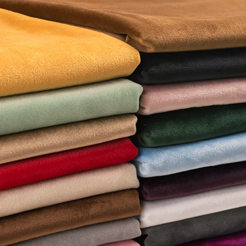 

2019 New Arrival 23 Colors Gold Velvet Fabric For Patchwork Handmade DIY Sewing Curtain Bedding Sofa Clothes Velour Fabric