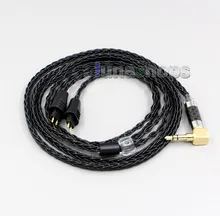 LN006338 XLR Balanced 3 5mm 2 5mm 8 Cores Silver Plated Headphone Cable For FOSTEX TH900 MKII MK2 TH909 TR X00 TH600 TH610