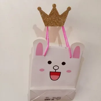 

Creative Explosion Models Wooden White Rabbit Crown Baiyun Hook Nordic Wind Children's Clothing Children's Room Wall Decoration