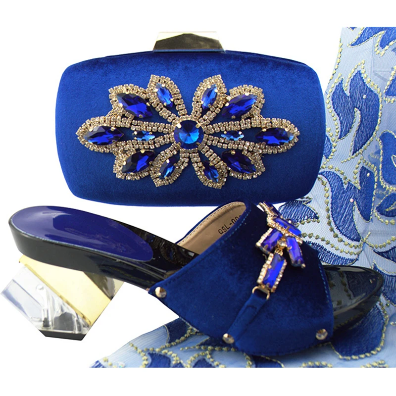 

New Fashion Sales In Women Matching Shoes and Bag Set Shoes and Bag Set African Sets 2018 Nigerian Wedding Shoes with Bag Sets